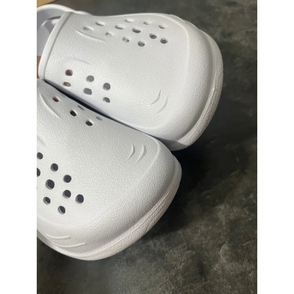 Nautica Rocky Youth Clogs Kids Size 2 White NEW Water Shoes Slip On Sandals